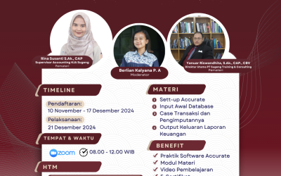 ACCOUNT (Accurate Accounting Software Training) 2024